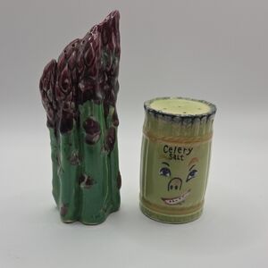 Asparagus And Celery Salt Salt And Pepper Shakers